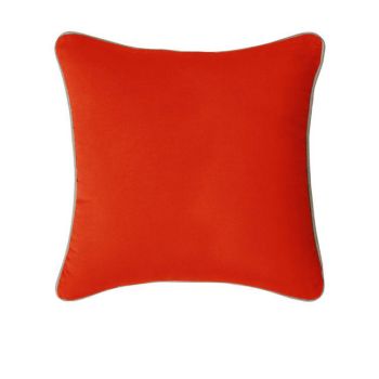 J Elliot Home Gabriel 100% Cotton Cushion Cover 60 x 60 cm Red