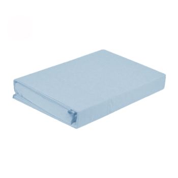 325TC 100% Cotton Sateen Sheet Set Dusty Blue Double