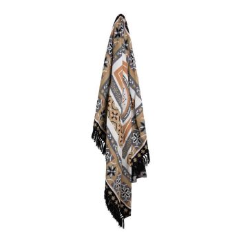 J Elliot Home Kasbah Luxury Fringe Throw 130 x 160cm Black