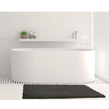 Toggle Microfiber Bath Mat Medium Charcoal