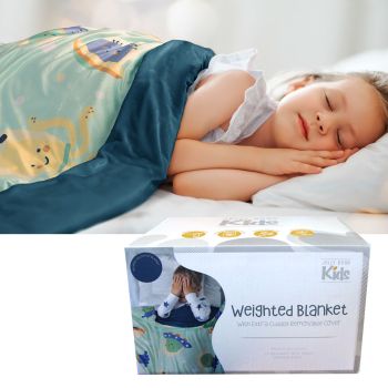 Jelly Bean Kids UFO Aqua Kids Weighted Blanket 2.8kg 