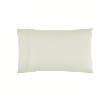 Kingdom 225TC Polyester Cotton Standard Pillowcase Cream