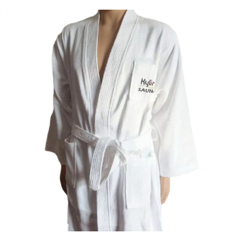 Kylin Luxury Cotton Shower Gown Bathrobe