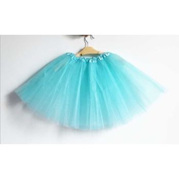 New Adults Tulle Tutu Skirt Dressup Party Costume Ballet Womens Girls Dance Wear, Aqua, Adults