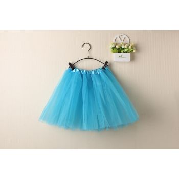 New Adults Tulle Tutu Skirt Dressup Party Costume Ballet Womens Girls Dance Wear, Blue, Adults