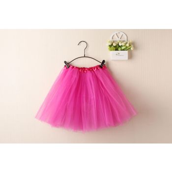 New Adults Tulle Tutu Skirt Dressup Party Costume Ballet Womens Girls Dance Wear, Hot Pink, Adults