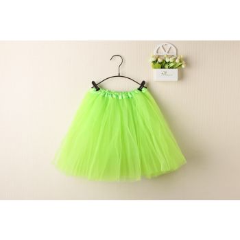 New Adults Tulle Tutu Skirt Dressup Party Costume Ballet Womens Girls Dance Wear, Neon Green, Adults