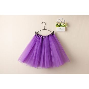 New Adults Tulle Tutu Skirt Dressup Party Costume Ballet Womens Girls Dance Wear, Purple, Adults