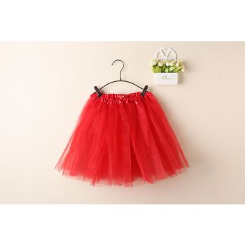 New Adults Tulle Tutu Skirt Dressup Party Costume Ballet Womens Girls Dance Wear, Red, Adults