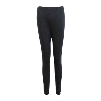 Womens Merino Wool Top Pants Thermal Leggings Long Johns Underwear Pajamas, Women's Leggings - Black, 10-12