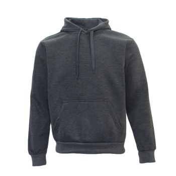 Adult Unisex Men's Basic Plain Hoodie Pullover Sweater Sweatshirt Jumper XS-8XL, Dark Grey, S