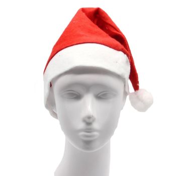 Christmas Unisex Adults Kids Novelty Hat Xmas Party Cap Santa Costume Dress Up, Santa Hat (Adults)