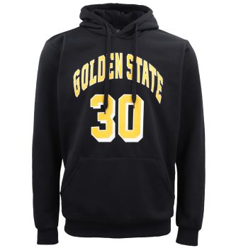 Men's Fleece Pullover Hoodie Jacket Sports Jumper Jersey Chicago Golden State, Black - Golden State 30, XS