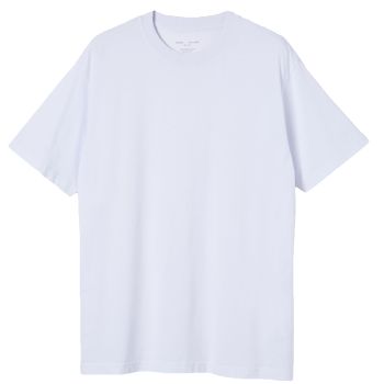 Adult 100% Cotton T-Shirt Unisex Men's Basic Plain Blank Crew Tee Tops Shirts, White, M