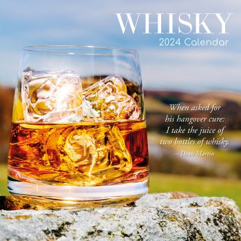 Whisky - 2024 Square Wall Calendar 16 Months Food Wine Beer Drink Planner