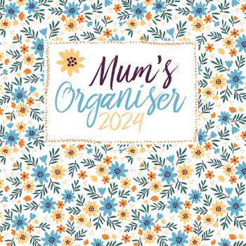 Mum's Organiser 2024 Square Wall Calendar 16 Months School Planner New Year Gift