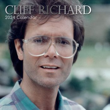 Cliff Richard 2024 Square Wall Calendar 16 Month Planner Christmas New Year Gift