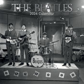 The Beatles - 2024 Square Wall Calendar 16 Month Planner Christmas New Year Gift