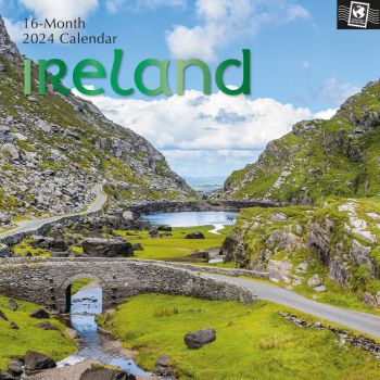 Ireland - 2024 Square Wall Calendar 16 Months Premium Planner Xmas New Year Gift