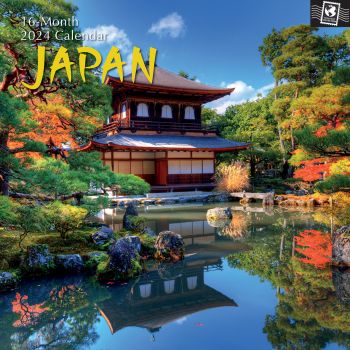 Japan 2024 Square Wall Calendar 16 Month Premium Planner Christmas New Year Gift