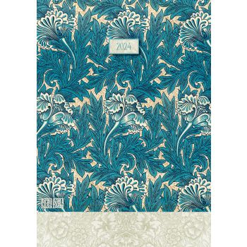 William Morris Tulip 2024 A5 Padded Cover Diary Premium Planner Book New Year