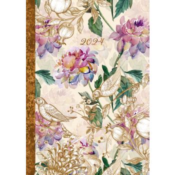 Blooming Gorgeous 2024 A5 Padded Cover Diary Premium Planner Book New Year Gift