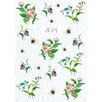 Beauty of Nature - 2024 A5 Padded Cover Diary Premium Planner Book New Year Gift