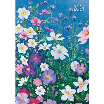 Cosmos - 2024 A5 Padded Cover Diary Premium Planner Book Christmas New Year Gift