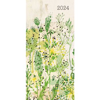 Cotton Grass - 2024 Flexi Pocket Diary Premium Planner Christmas New Year Gift