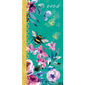 Queen Bee - 2024 Flexi Pocket Diary Premium Planner Christmas Xmas New Year Gift