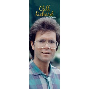 Cliff Richard - 2024 Slimline Slim Wall Calendar Hanging Planner New Year Gift