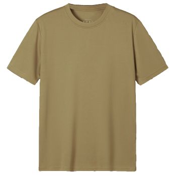 Adult 100% Cotton T-Shirt Unisex Men's Basic Plain Blank Crew Tee Tops Shirts, Copper, 2XL