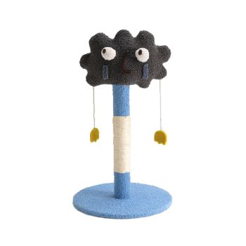 Cute emoticon cat scratching post toy cat tree