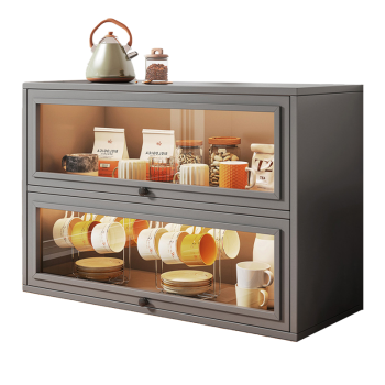 NEW Kitchen Acrylic Cup Storage Cabinet, Table Top Cup Storage Box, Tea Cup Rack