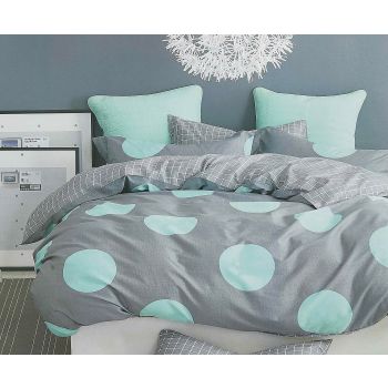 Circles Double Size Duvet Quilt Duvet Cover Set