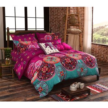 Mandala King Size Duvet Quilt Cover Set