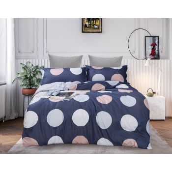 Circles Queen Size Quilt/Duvet Cover Set