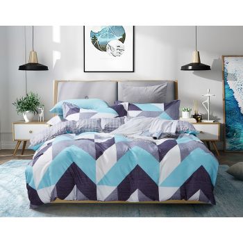 Kian Super King Size Duvet Quilt Cover Set