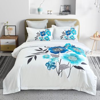 Braithe Floral Quilt Cover Set - Queen Size