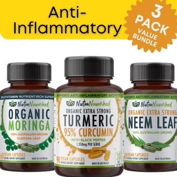 VALUE BUNDLE: Anti-Inflammatory Detox Accelerator (Curcumin, Moringa, Neem)