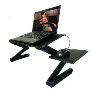 Adjustable Laptop Stand with Mouse Pad