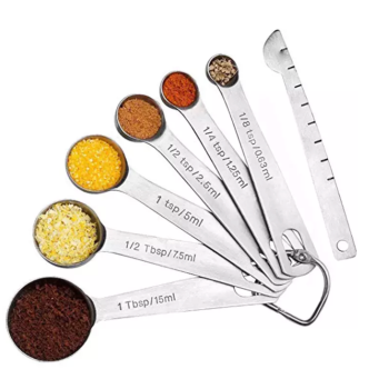 7pcs Stainless Steel Measuring Spoons