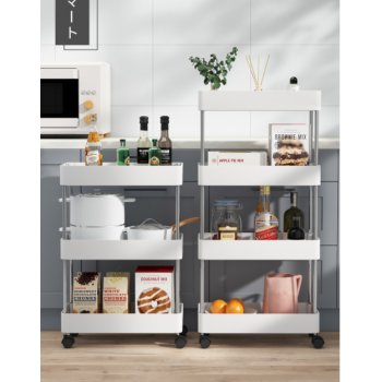 Narrow Rolling Storage Cart 3 Tier