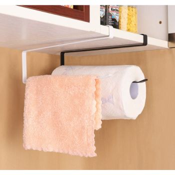 Paper Roll Holder Under Cabinet White