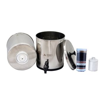 Aimex Water Stainless Steel 304 Water Filter System - 8 Stage