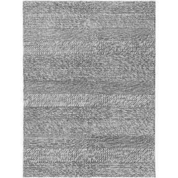 Harlow Grace Charcoal Wool Blend Rug 160x230