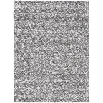 Harlow Ringlets Charcoal Wool Blend Rug 160x230