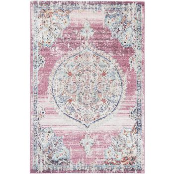 hollow-medalion-transitional-blush-rug 120x170