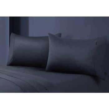 1000tc egyptian cotton pillowcase pair charcoal