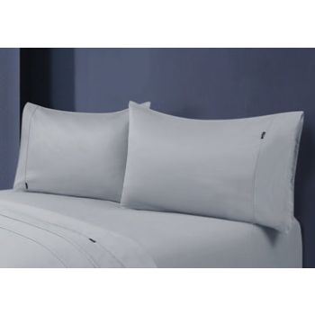 1000tc egyptian cotton pillowcase pair silver